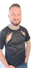 Load image into Gallery viewer, T-Shirt with Chest Zips

